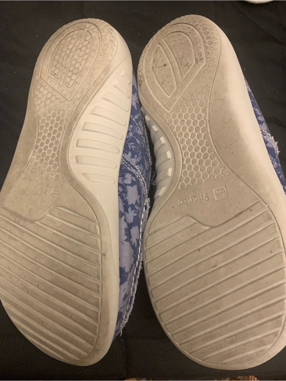 Blue Floral Slip-On Women’s Mules from Spenco Size 8 wide - Picture 7 of 7